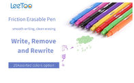 플라스틱 열에 민감한 12 색 마찰 펜 0.5 검정 파랑
