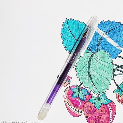 Temporary Marking Auto Vanishing Erasable Gel Pens For Garment